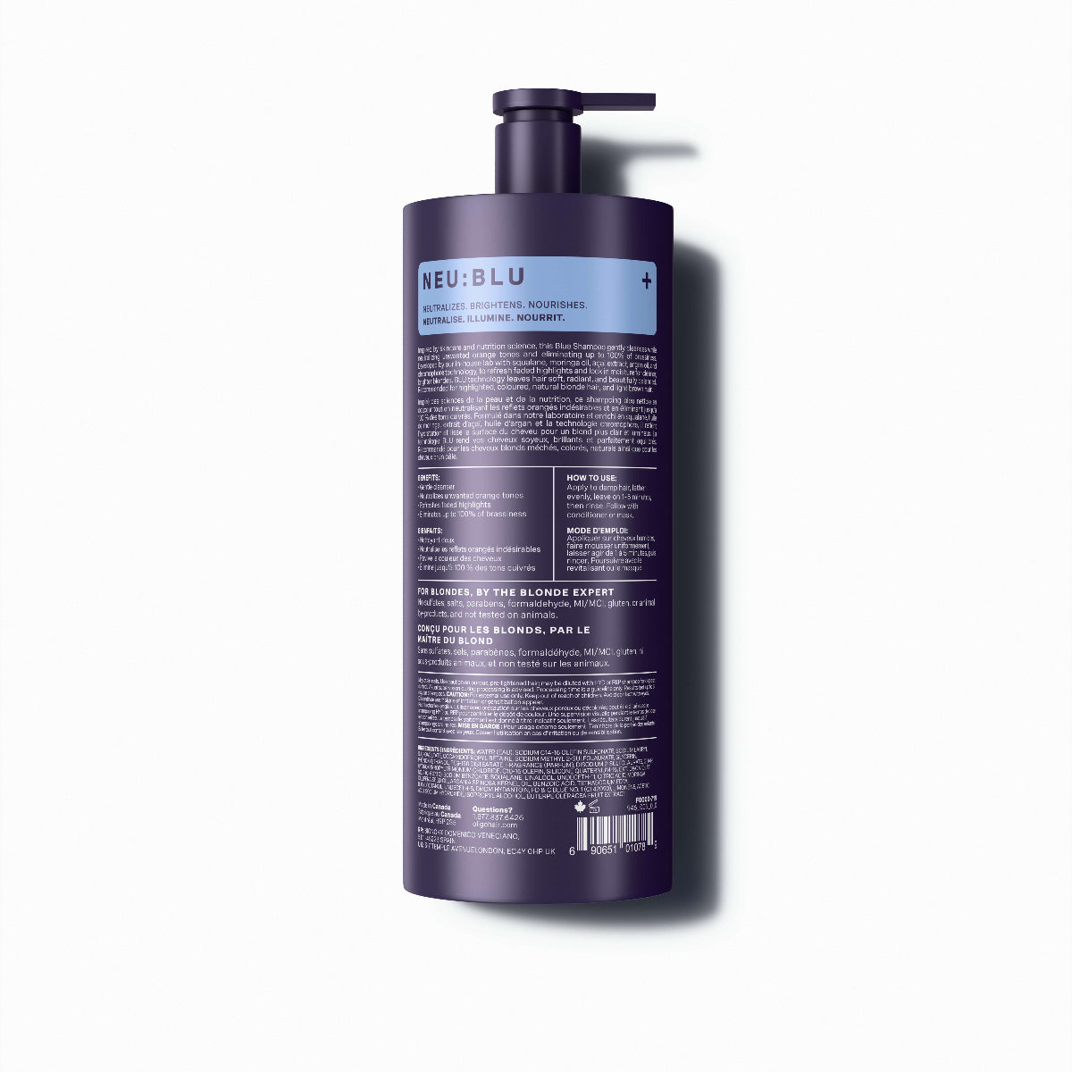 Blue Shampoo for Blonde Hair | Blacklight Blonde Science