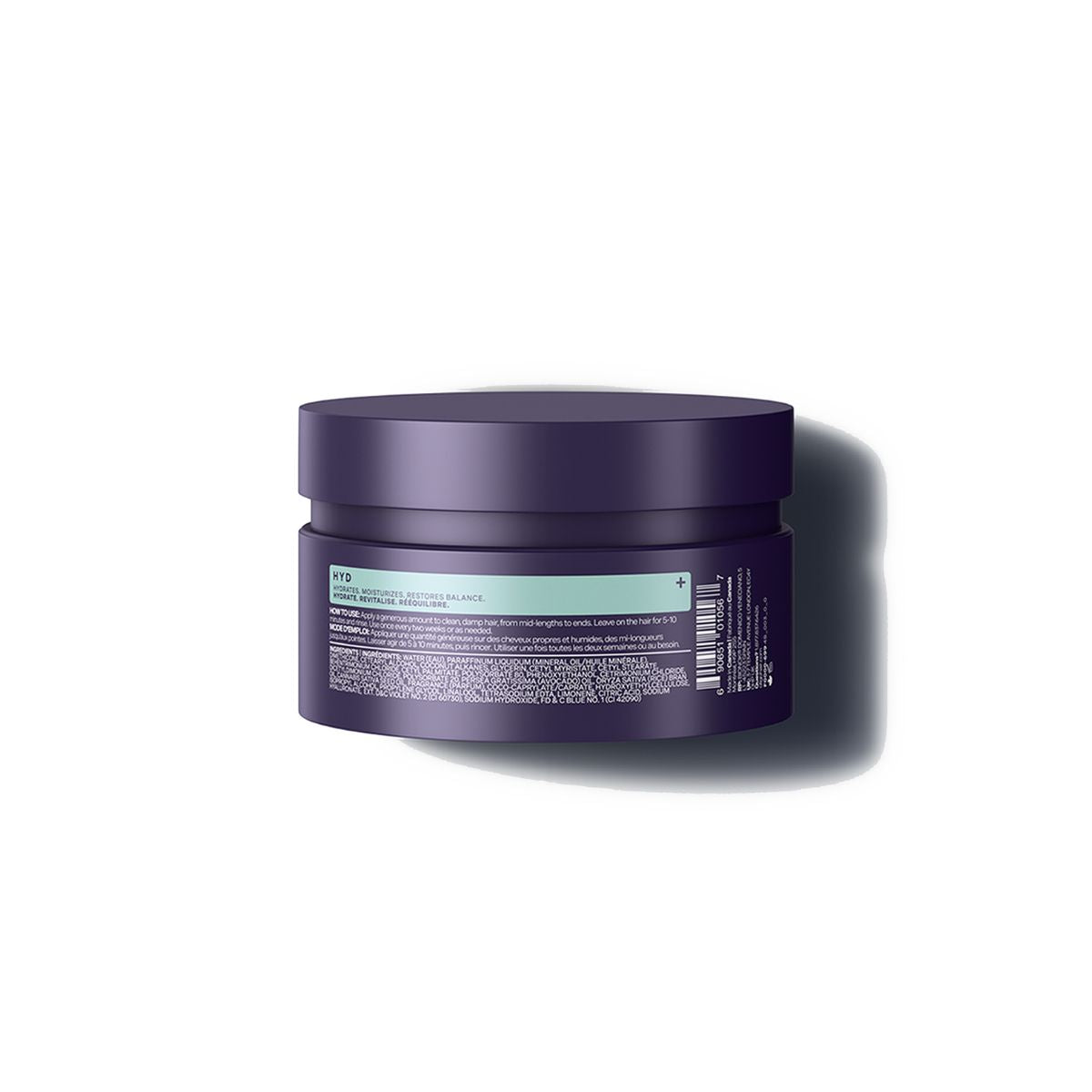 Back of jar of the Blacklight Blonde Science Hydrating Mask 48ml #size_48 ml / 1.62 fl. oz