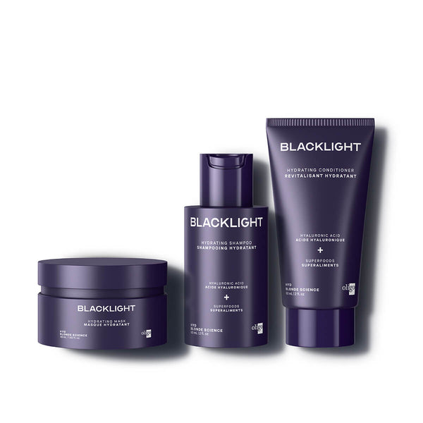 美容液 DEEP LIGHT by CODEFIT Mini Hydrating Hair Care Bundle | Blacklight Blonde Science
