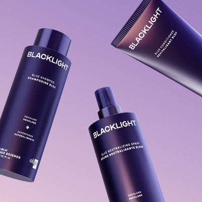 Video showing the new Blacklight Blonde Science brand